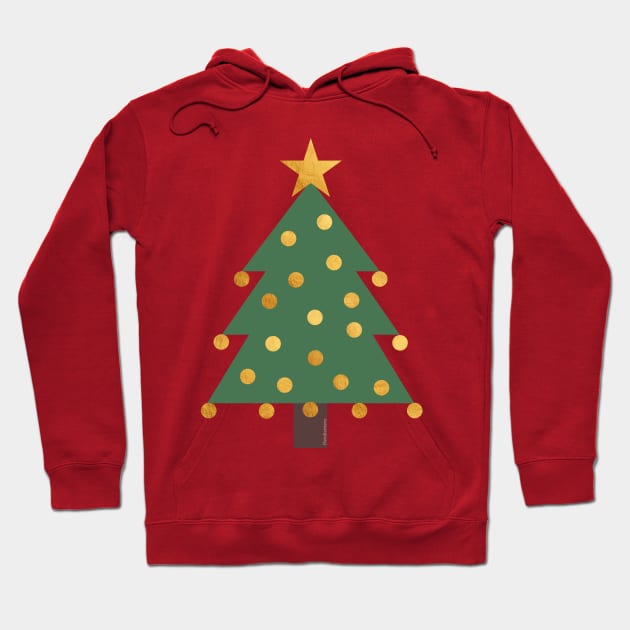 Christmas tree Hoodie by Pendientera